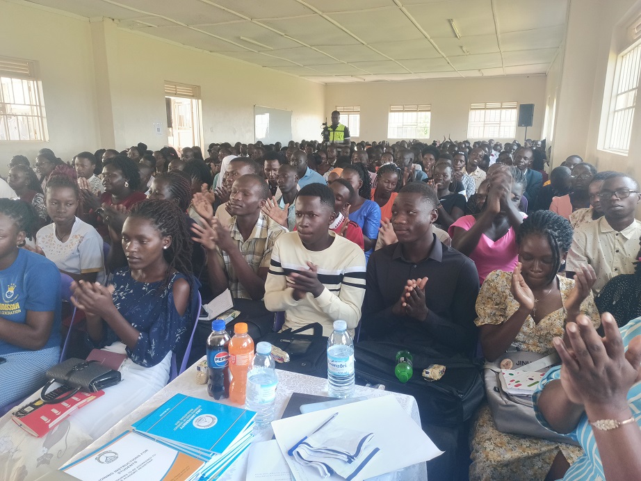 Resident City Commissioner advises Lira University new students on safe, promising lifestyle