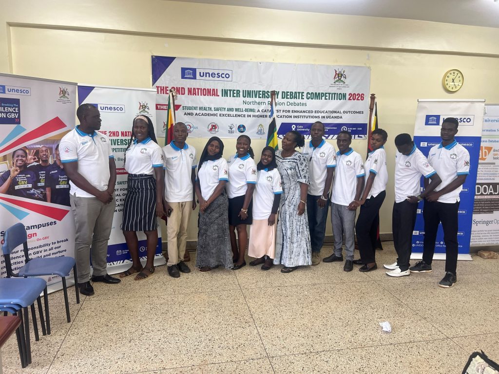 Lira University wins regional UNESCO sponsored inter-university debate competitions